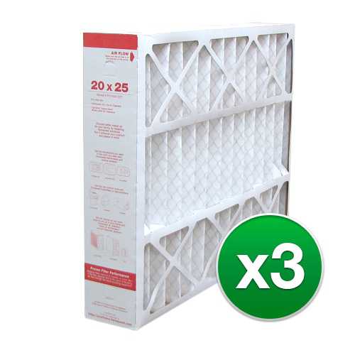 Replacement Air Filter for Honeywell 20x25x4 MERV 11 (3-Pack) Replacement Air Filter