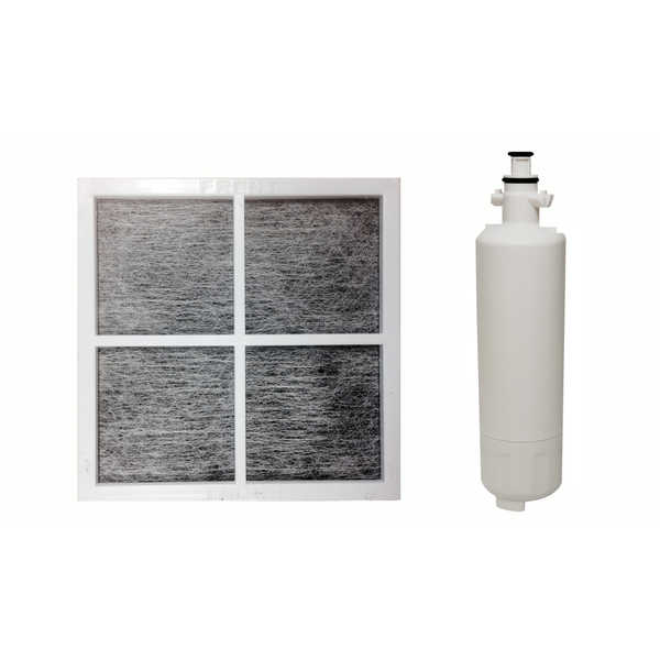 1 LG LT120F Air Purifying Fridge Filter and 1 LG LT700P Refrigerator Water Purifier Filter, Fits ADQ36006101 and ADQ36006101-S - air filter