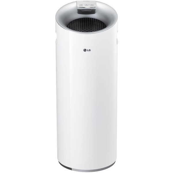 LG PuriCare Tower Smart Air Quality Sensor LoDecibel Operation 3-stage Filter Air Purifier - White