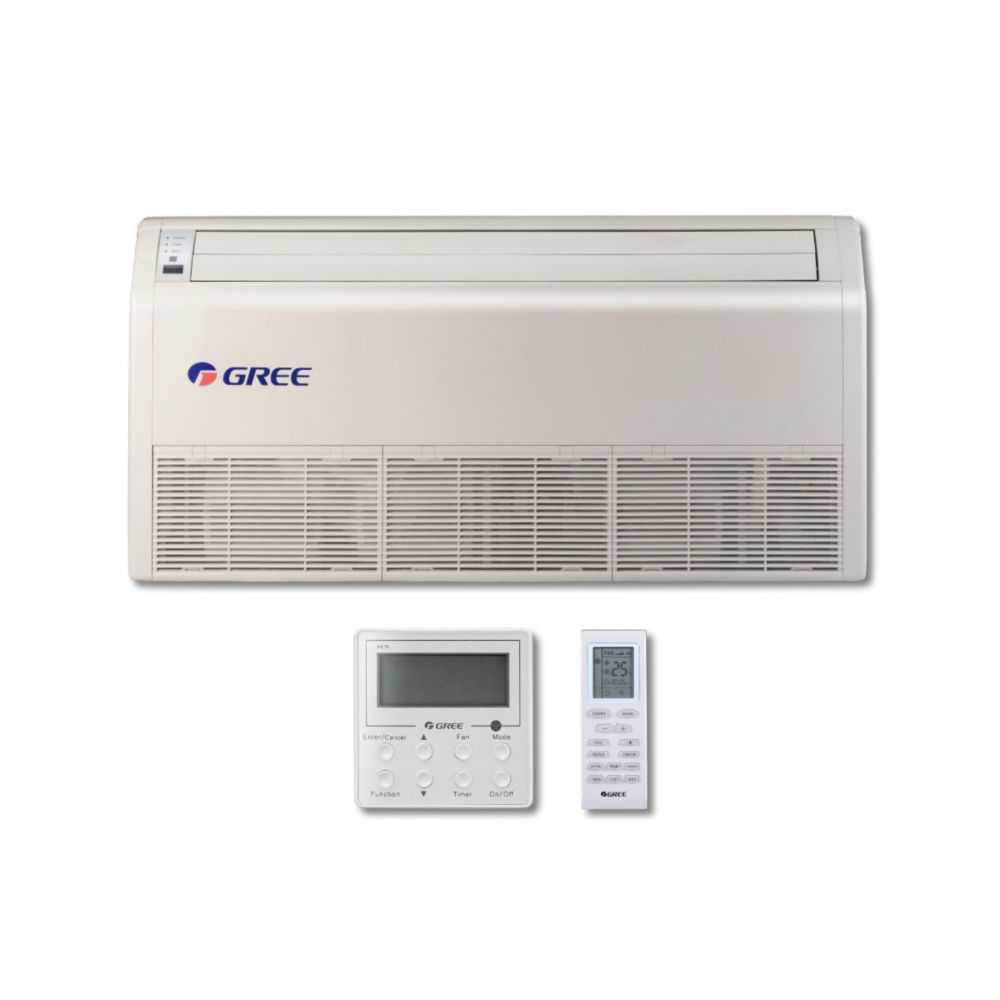 Gree MULTI36CFLR209 - 36,000 BTU Multi21+ Dual-Zone Floor/Ceiling Mini Split Air Conditioner Heat Pump 208-230V (24-24)